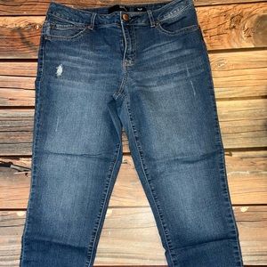 Womens Denim 1822 Crop jeans, EUC sz 14